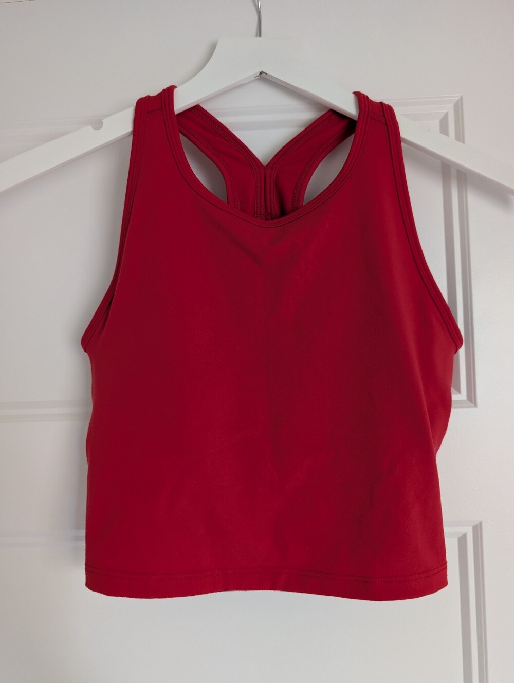 Beyond Yoga Red Crop Tank Top
